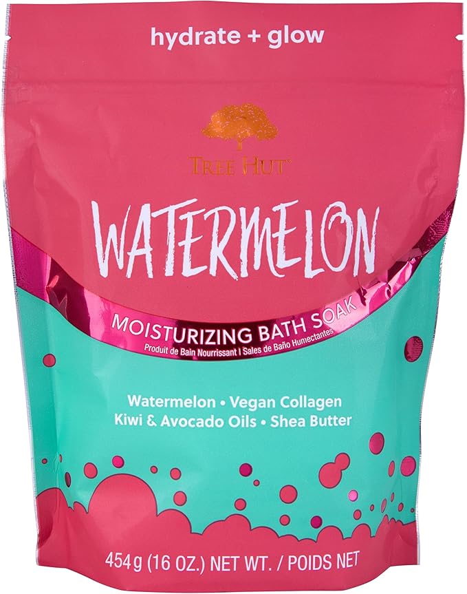 Tree Hut Watermelon Moisturizing Bath Soak, Bath Salt by TreeHut