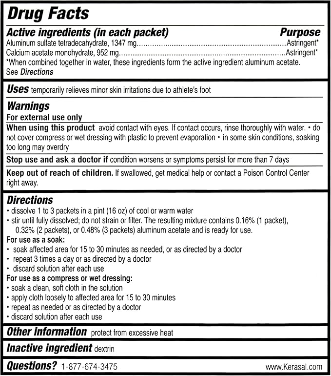 Kerasal Athlete's Medicated Foot Soak, Bath - Image 10
