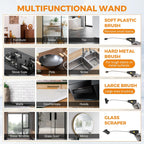 BEAMNOVA Steam Cleaner for Car Detailing 1.2L (41oz) Water Container Handheld Steamer for Cleaning Portable Steam Gun High Pressure Multipurpose Steam Machine, White