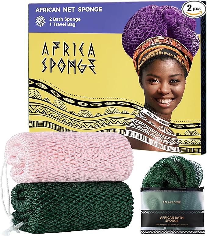 Afro Scrubber African Net Sponge by RelaxScene