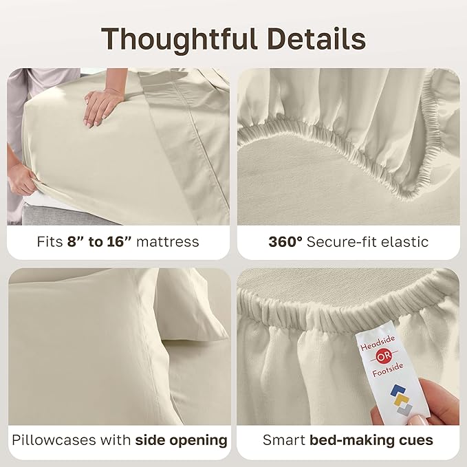 California Design Den Queen Size Sheet Set - Image 6