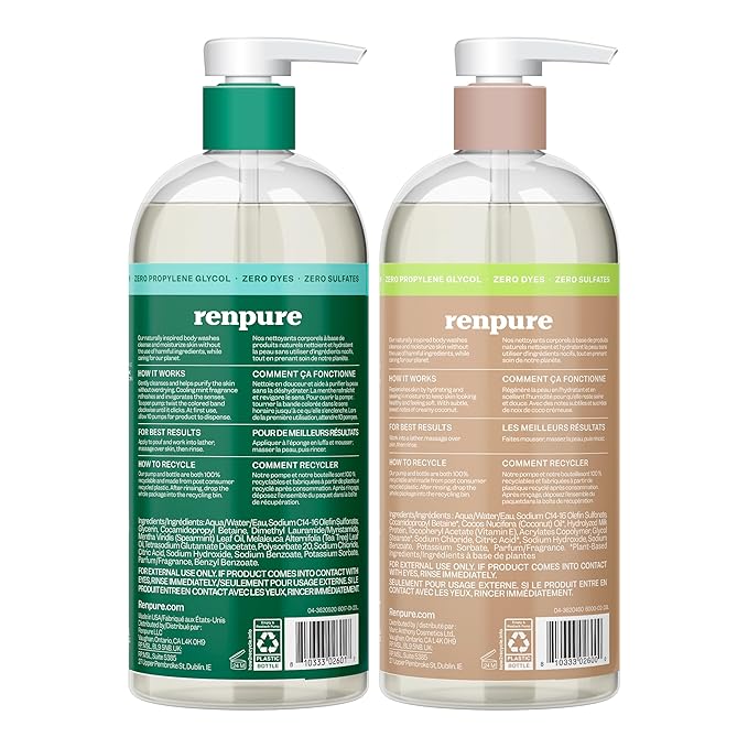Renpure LLC Tea Tree Mint Oil & Coconut Vitamin E, Sulfate Free Moisturizing - Image 2