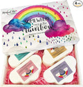 Bath Bombs - Organic Magic Rainbow Bubble Bath Bombs w/Moisturizing Shea Butter by MineralMeCalifornia
