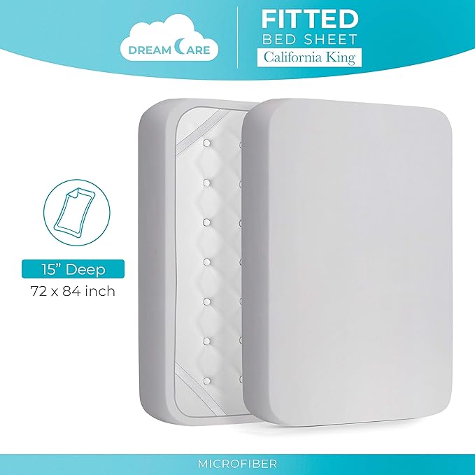 DREAMCARE Cal King Fitted Sheet Only - Image 4