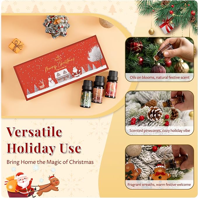 Winter Essential Oil Set | 6 Pack Holiday Fragrance Oils - Image 6