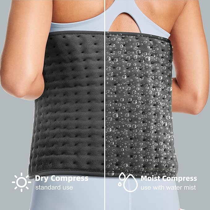 Heating pad for Back Pain Relief, Heating Pads for Neck, Fathers Mothers Day - Image 3