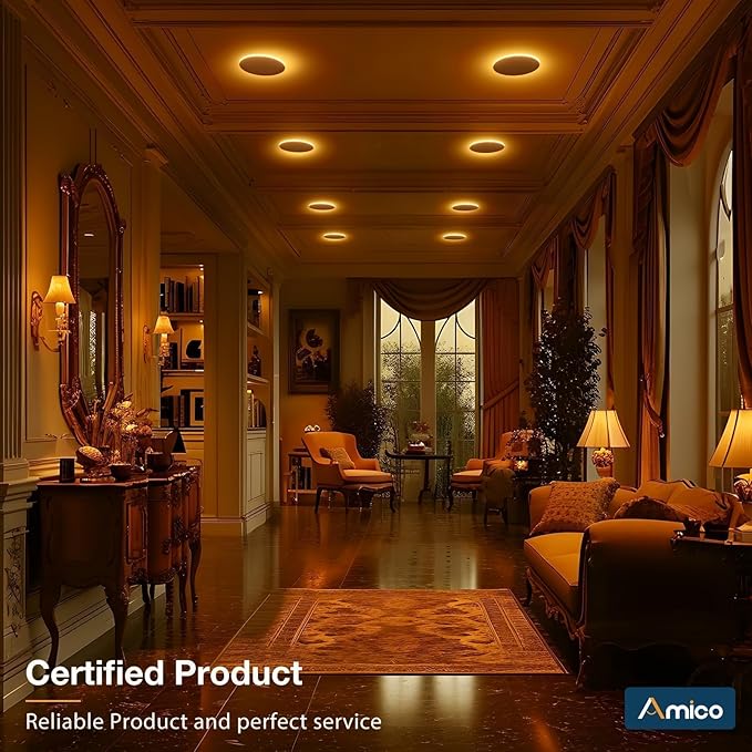 Amico 6 Pack 4 Inch 5CCT LED Recessed Ceiling Light - Image 7