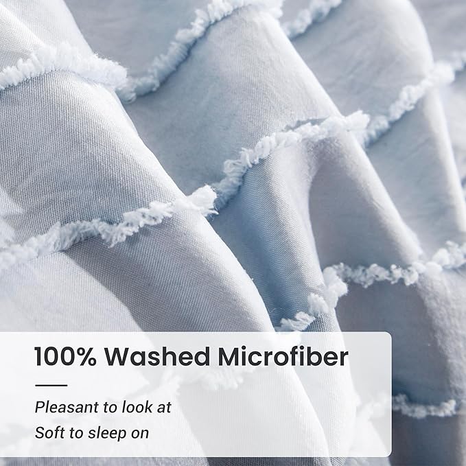 NEXHOME PRO Duvet Cover Queen, Soft and Lightweight 100% Washed Microfiber - Image 5