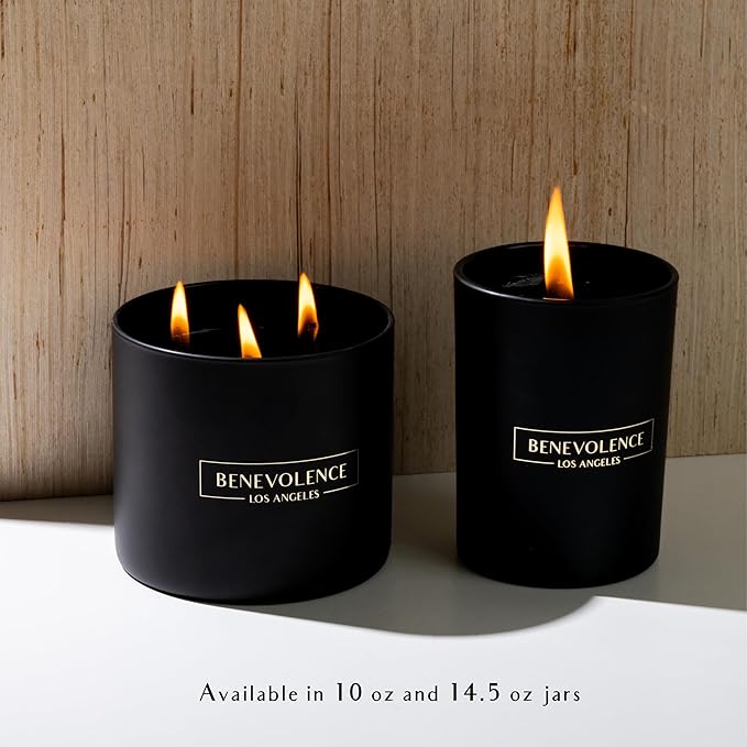 Benevolence LA Charcoal Scented Candle | Soy Christmas Candles - Image 8