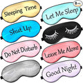 8 Pieces Funny Sleep Mask Silk Eye Mask by Geyoga