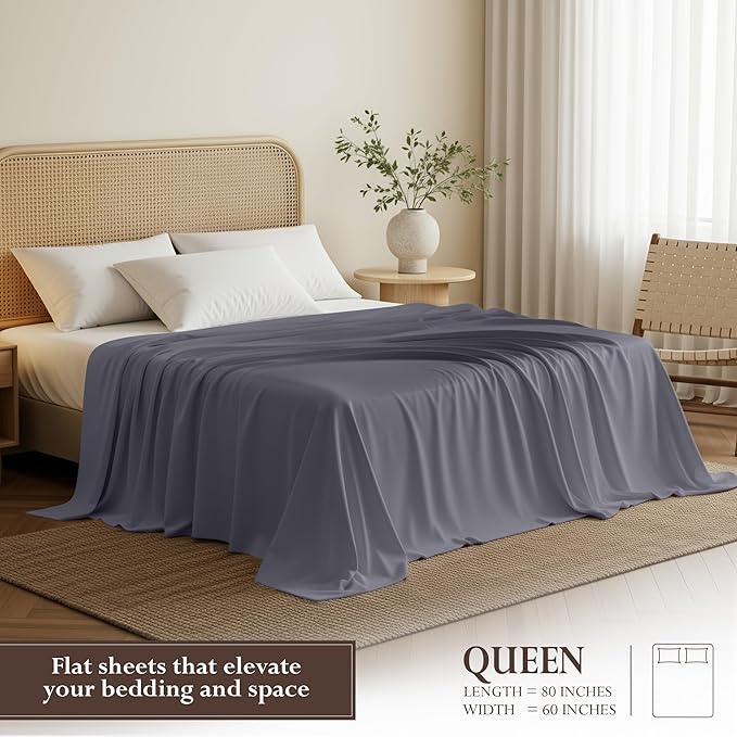 Utopia Bedding Flat Sheets - Image 2