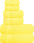 Elvana Home Ultra Soft 6 Pack Cotton Towel Set, Contains 2 Bath Towels 28x55 by Unknown