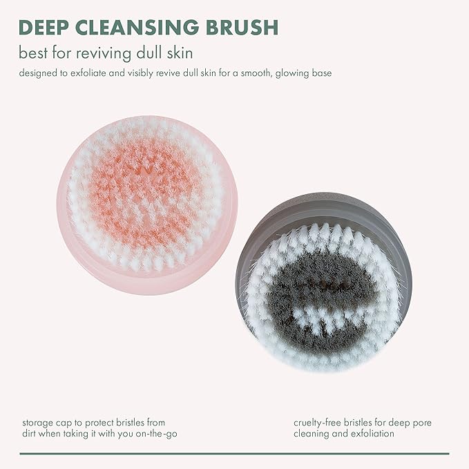 EcoTools Deep Cleansing Facial Brush, Manual Facial Cleansing Brush Exfoliates - Image 3