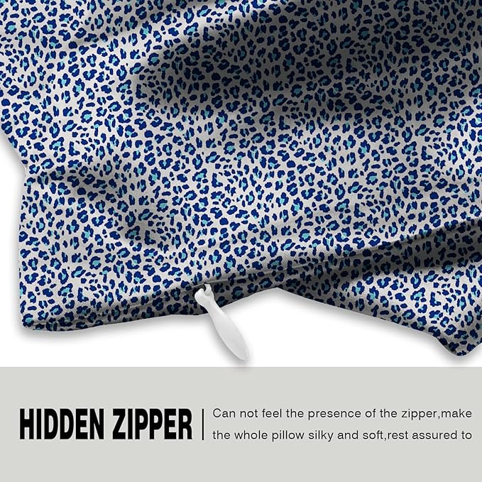 Mulberry Silk Pillowcase for Hair and Skin Standard Size Leopard Print Pillow - Image 3