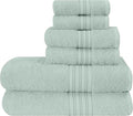 BOUTIQUO 6 Pack Cotton Towel Set, Contains 2 Bath Towels 28x55 inch, 2 Hand by BOUTIQUO