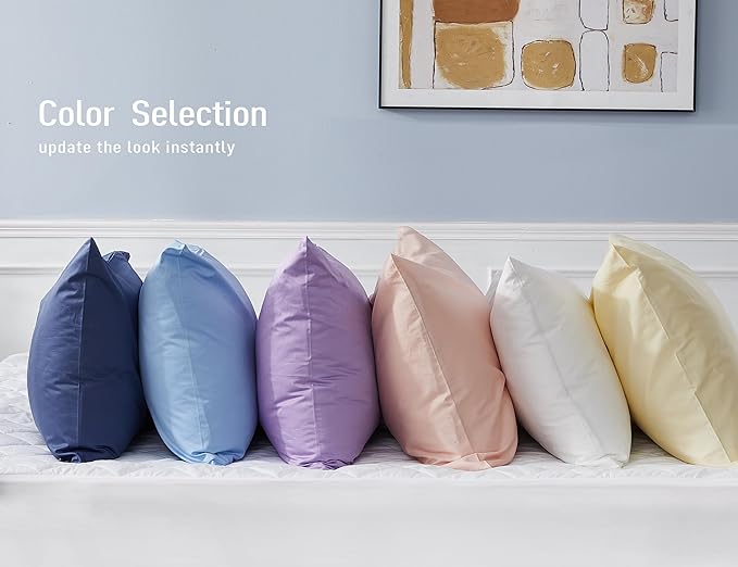 Sunflower Queen Pillowcases Set of 2, 100% Cotton Queen Size Pillow Cases 2 - Image 5