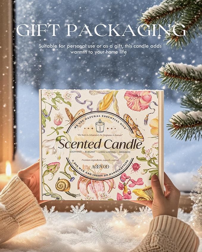 AOOVOO Christmas Candle Set - Image 7