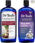Dr. Teals Foaming Bath Variety Gift Set Shea Butter & Almond Oil, Melatonin by DrTeals