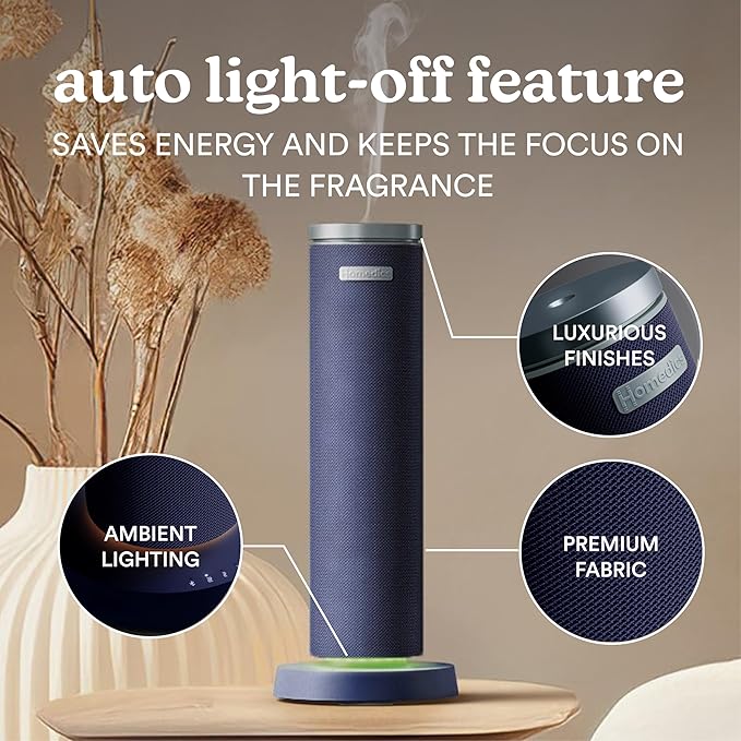 Homedics SereneScent Waterless Essential Oil Diffuser, Cordless Rechargeable - Image 3
