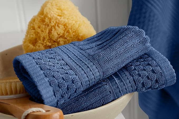 Springtree Home 100% Cotton Bath Towel Set | 6 Piece Set | Absorbent & - Image 9