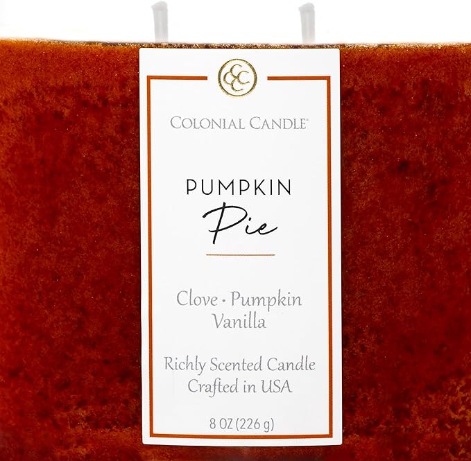 Colonial Candle Pumpkin Pie Scented Candle Jar, Highly Fragranced Candles - Image 5