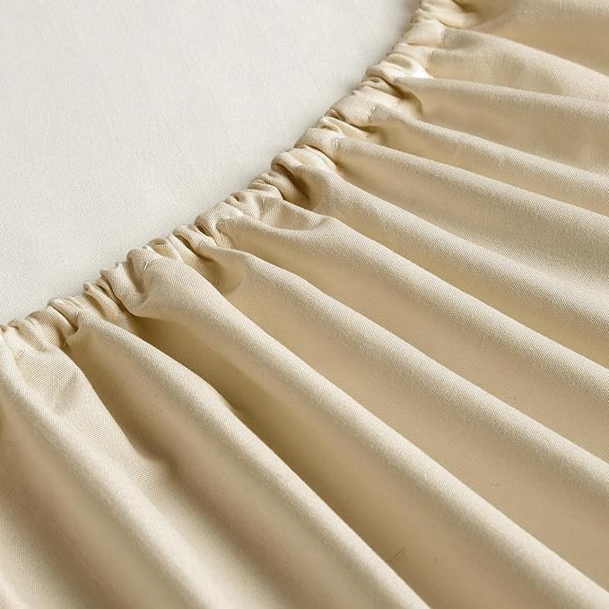 FreshCulture Twin Fitted Sheets, Bulk Pack of 6, Deep Pocket, Soft Microfiber - Image 2