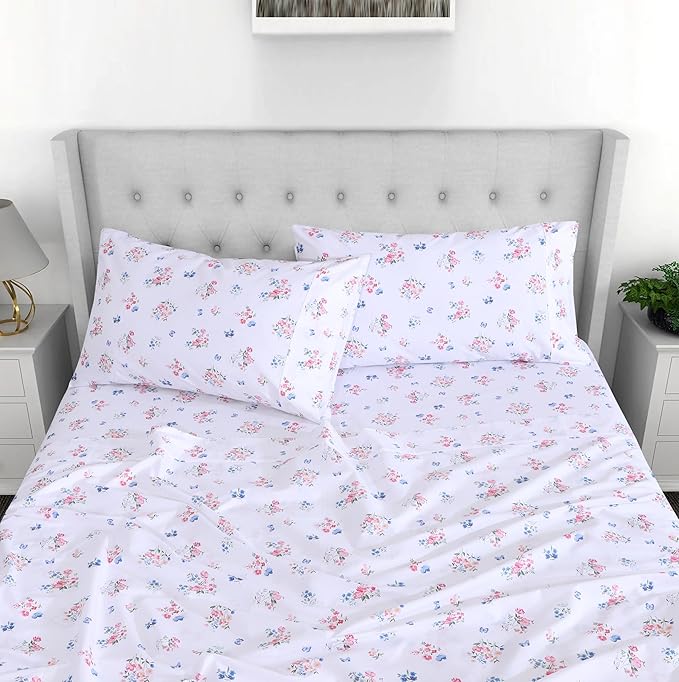 RUVANTI 100% Cotton Sheets – Split King Size Percale Bedding, Cooling & - Image 8