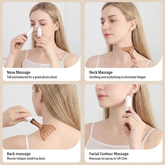 Scalp Massager & Gua Sha Tool Set - Image 3
