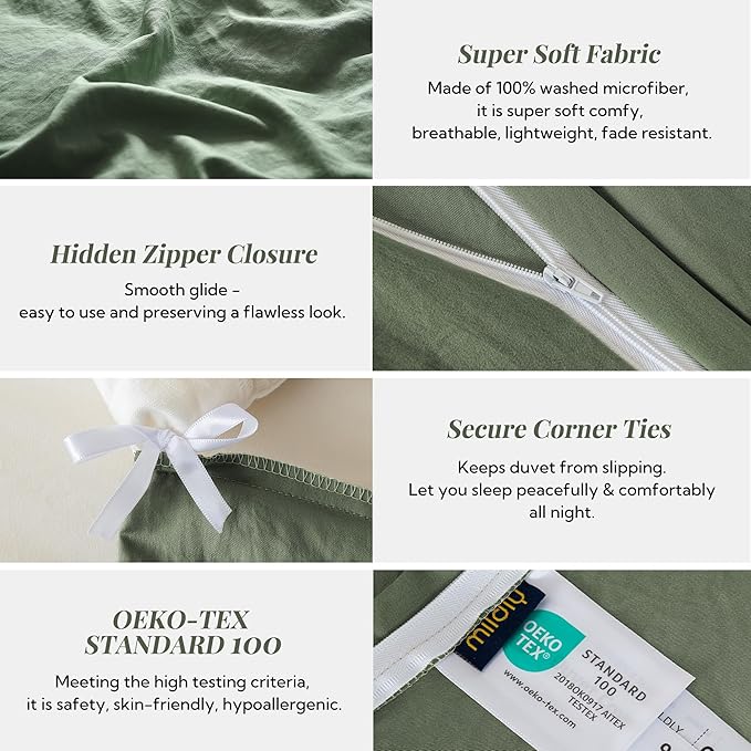 MILDLY Super Soft Duvet Cover 2pcs - Image 5