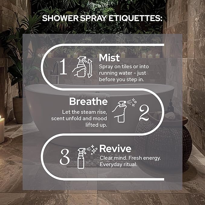 Carnatia Eucalyptus Shower Spray – Aromatherapy Essential Oil Mist - Image 3