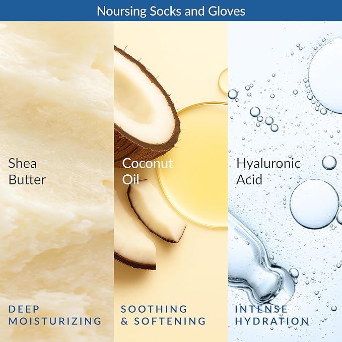 Epielle Intensive Repairing Hand & Foot Masks, Restore and Moisturize Dry - Image 5