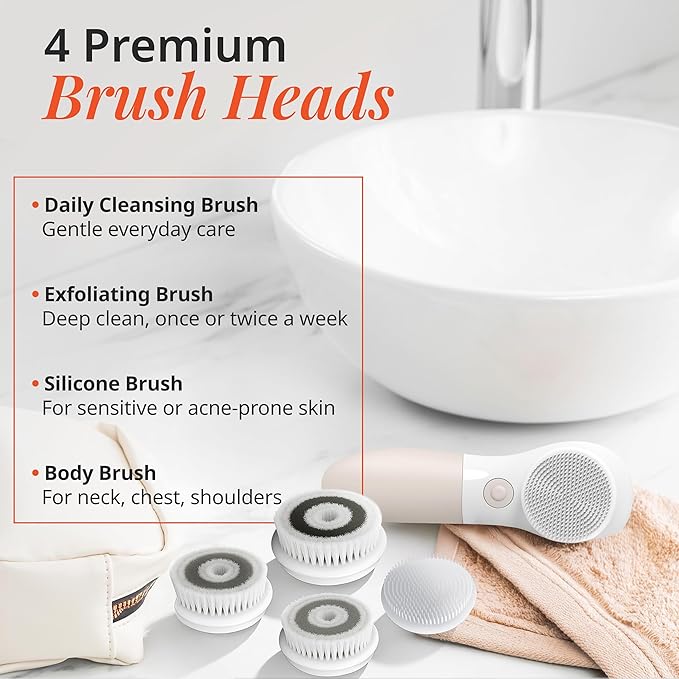 Vanity Planet Raedia Facial Cleansing Brush - Image 4