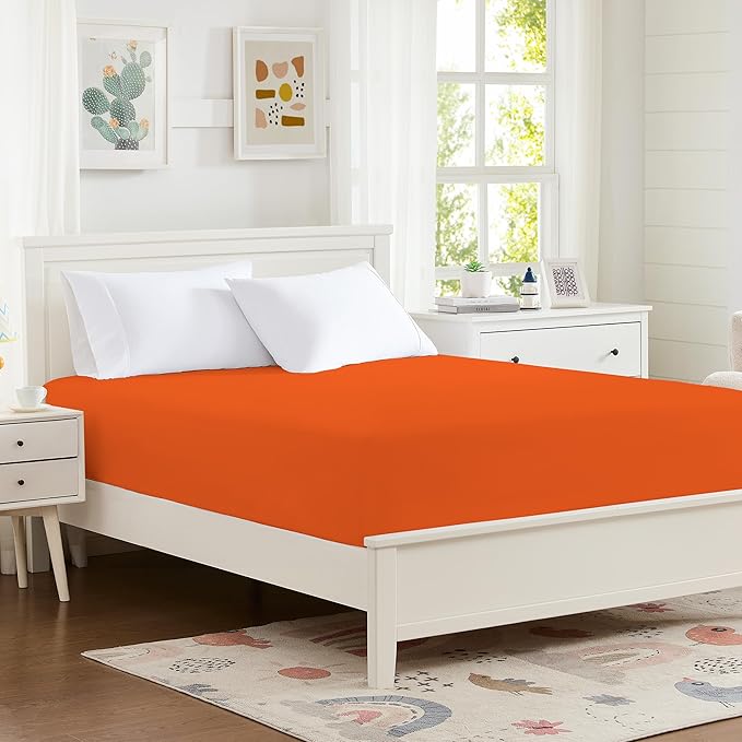 Hotella 100% Microfiber Twin Size Fitted Sheet Only, Ultra Soft Hotel Quality by Hotella
