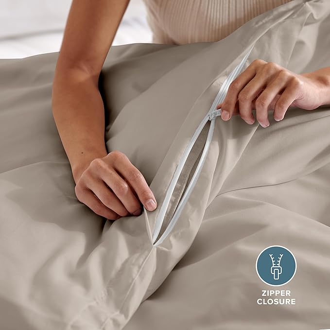 Bare Home Bedding Duvet Cover California King Size - Image 6