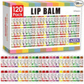 AZEN 120 Pack Lip Balm Bulk, Moisturizing Lip Balms by AZEN