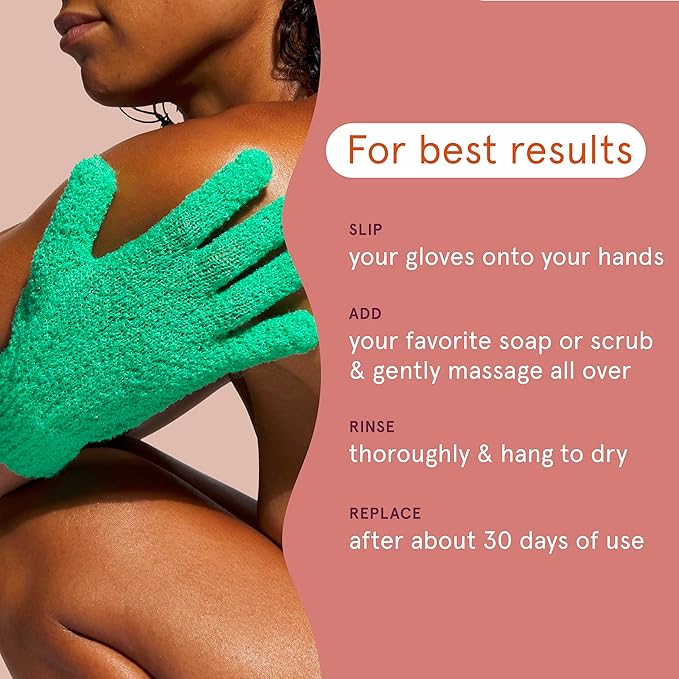 Clean Logic Stretch Bath & Shower Gloves - Image 7