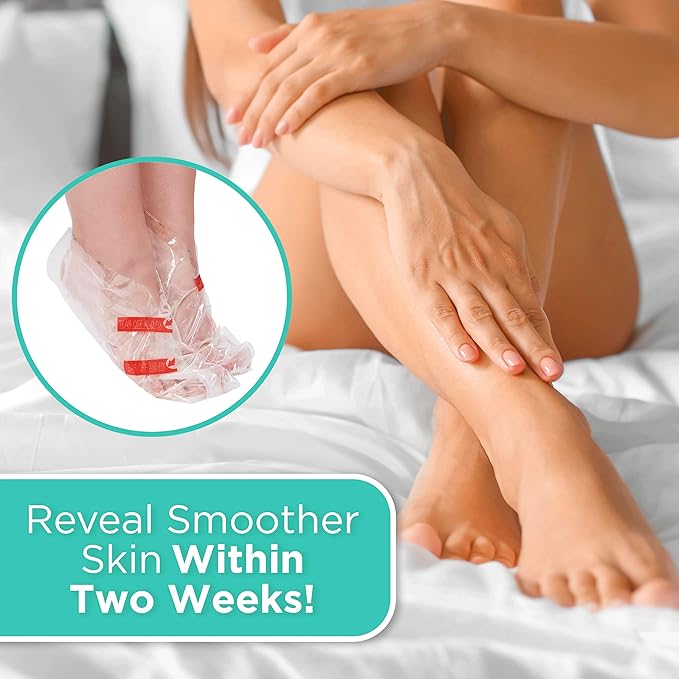 DERMORA Foot Peel Mask | Skin Exfoliating Foot Masks - Image 4