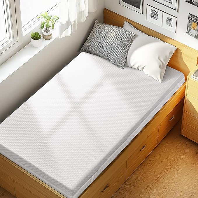 PERLECARE 2 Inch Gel Memory Foam Mattress Topper by PERLECARE-Becausewecare%E2%80%A6