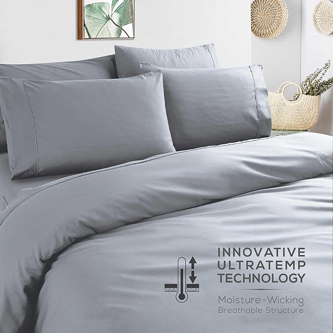 Mueller UltraTemp King Size Sheets Set – 6 Piece Premium Bedding, Silky Soft - Image 6