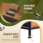 WLIVE Tall Dresser for Bedroom, Fabric Dressers Storage Tower, Dresser & Chest of Drawers Organizer Unit with 11 Drawers, Storage Cabinet, Hallway, Closets, Steel Frame, Wood Top, Rustic Brown