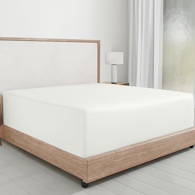 California Design Den 100% Cotton Twin XL Fitted Sheet Only by CaliforniaDesignDen