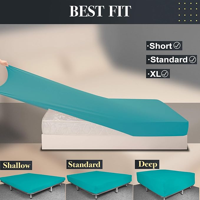 Stretch King Fitted Sheet Only - Image 4