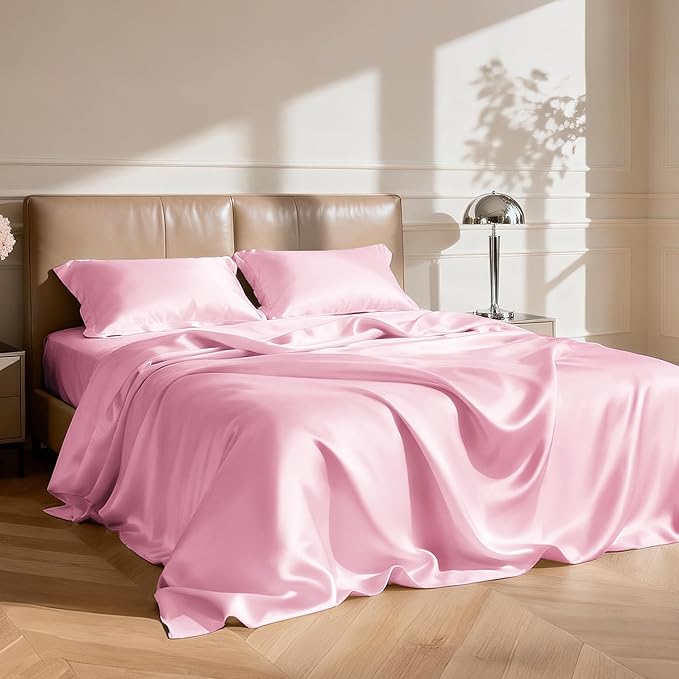 Love's cabin Full Size Satin Sheet Sets - Image 2