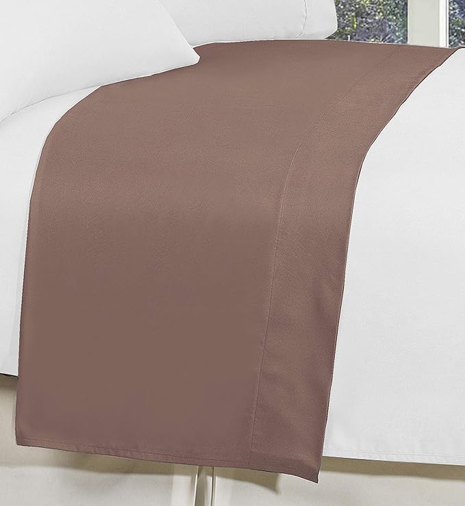 Elegant Comfort Premium Hotel Quality 1-Piece Flat Sheet, Luxury and Softest - Image 3