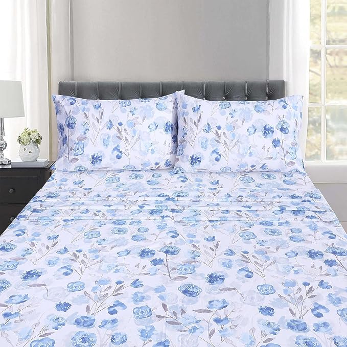 RUVANTI 100% Cotton Sheets – Twin Size Percale Bedding, Cooling & Breathable - Image 5