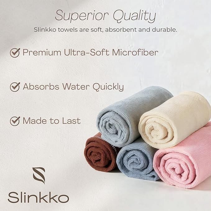 Microfiber Hair Towel Wrap Turban - Image 6
