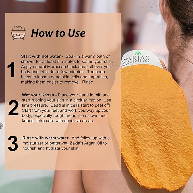 Original Kessa Exfoliating Glove -Value Pack -Pink -Microdermabrasion At Home - Image 4