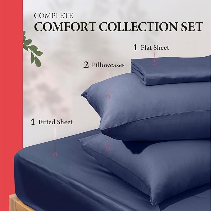 100% Egyptian Cotton King Size Sheet Set - Image 3