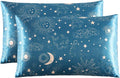 EXQ Home Satin Pillowcase for Hair and Skin, Soft Cooling Printed Pillow Cases by EXQHomeTexitleCoLtd