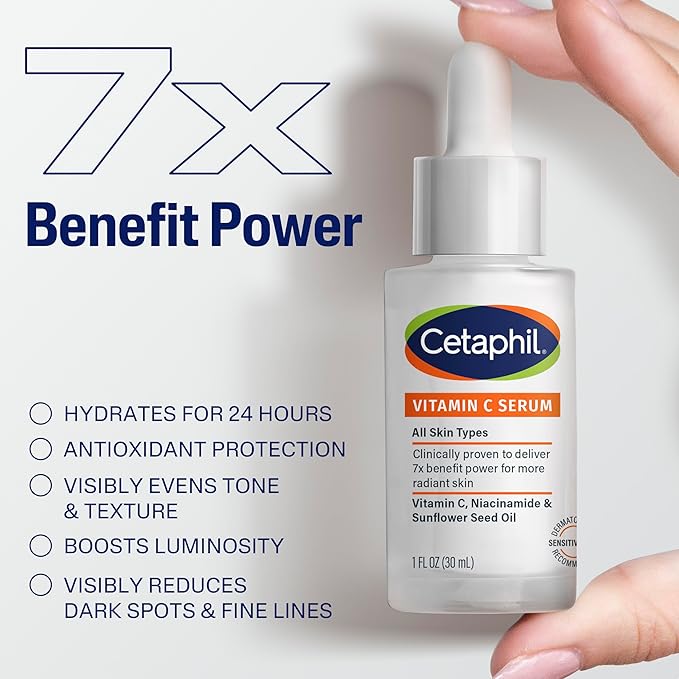Cetaphil Vitamin C Serum, Visibly Reduces Look of Dark Spots and - Image 7